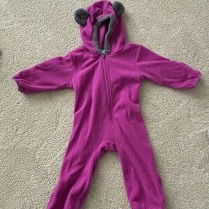 Cozy Purple Kids One Piece